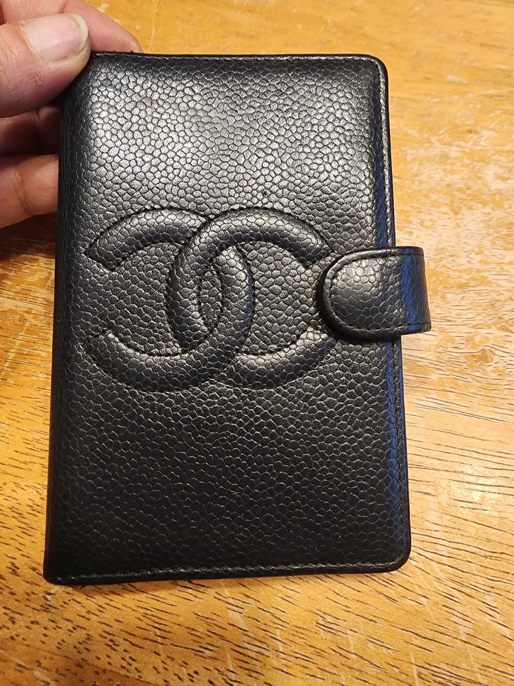CHANEL black caviar